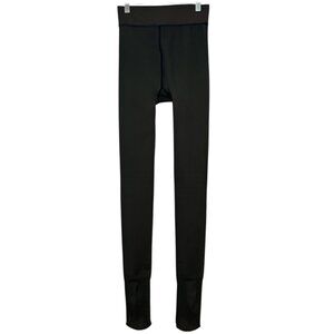 Dark Brown Thermal Fleece lined tights size S